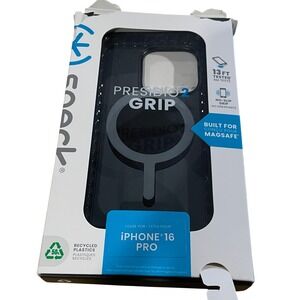 Speck Presidio2 Grip Case for iPhone 16 Pro MagSafe Black Protective Open Box